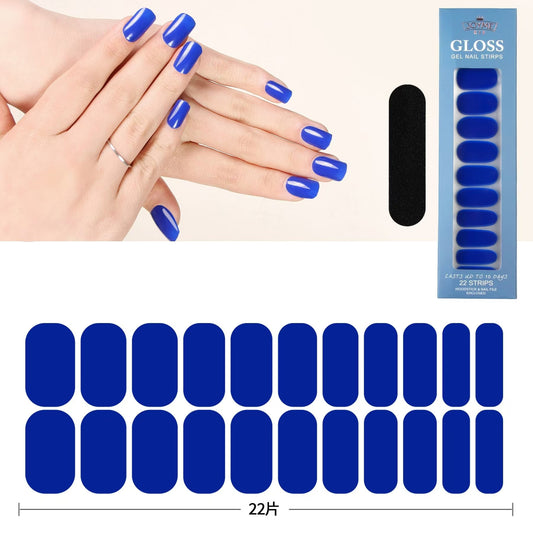 blue（nail stickers）